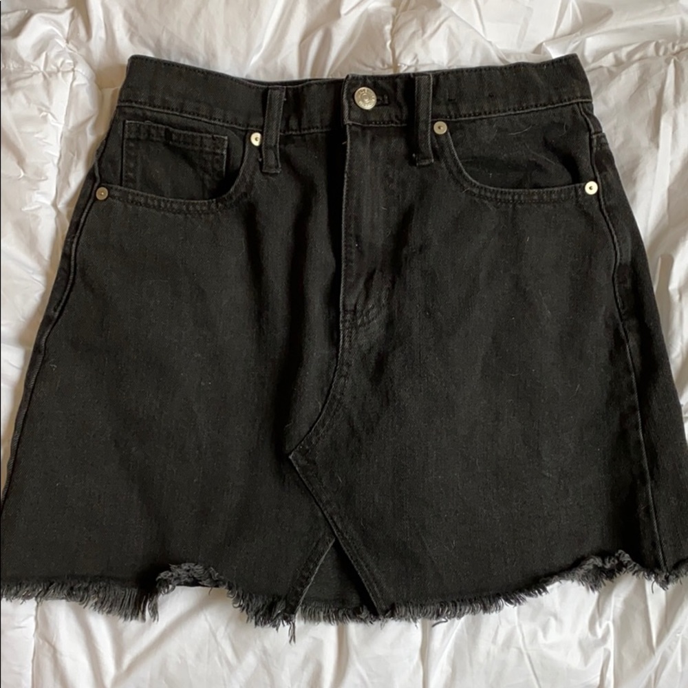 NWT Madewell black skirt